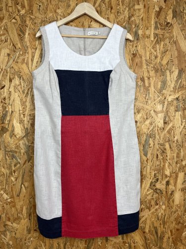 Přírodní šaty Micha 100 % ramie