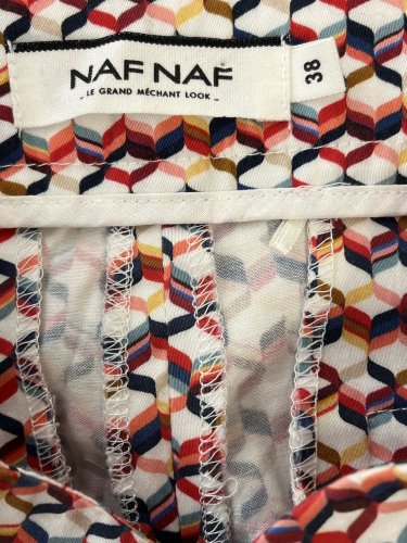 Bavlněné kalhoty NAF NAF 97 % bavlna