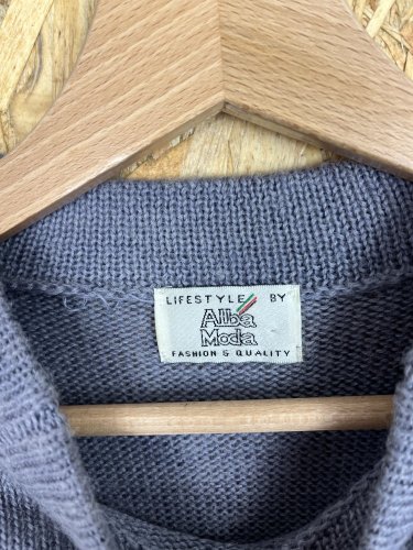 Zateplené šaty Alba Moda s podílem vlny a polyamidu