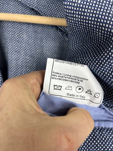 Pánské sako Navyboot 52 % len 48 % bavlna