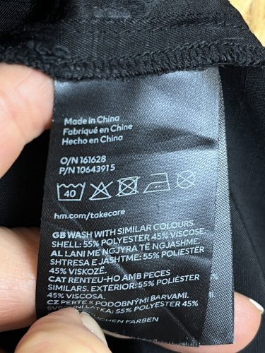 Oversize šaty H&M 45 % viskoza