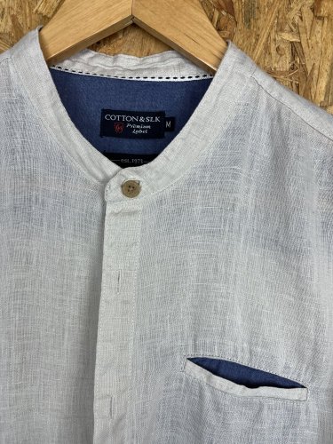 Pánská košile Cotton & Silk 100 % len