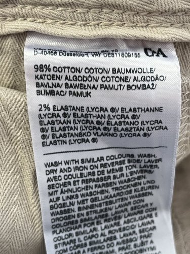 Široké kalhoty H&M 50 % len 50 % bavlna