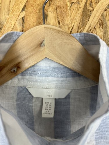Lněná košile H&M 100 % len