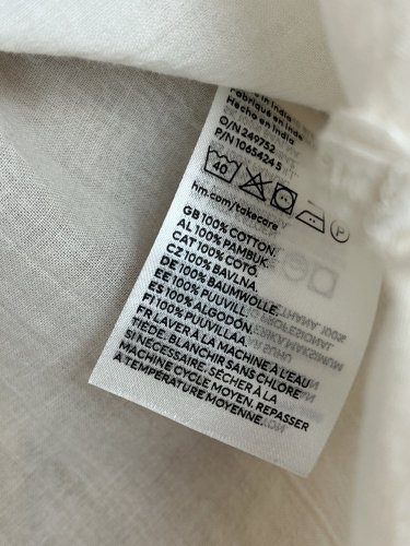 Oversize tunika H&M 100 % bavlna
