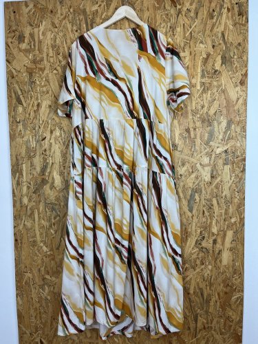 Bavlněné šaty Made in Italy s podílem bavlny