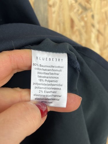 Bavlněné šaty Blueberry 80 % bavlna