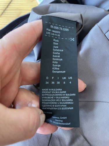 Bavlněná sukně Comma, 47 % bavlna