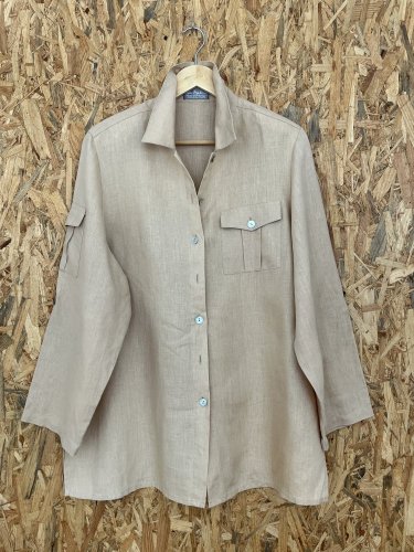 Oversize košile Ulla Popken 100 % len