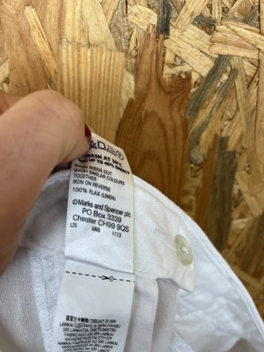 Lněné kraťasy Marks&Spencer 100 % len