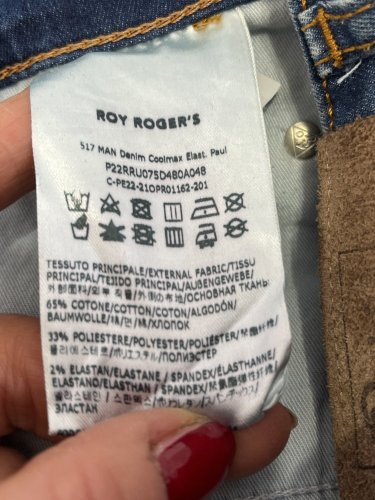 Pánské džíny Roy Roger´s 65 % bavlna