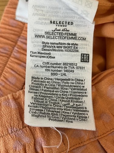 Sukně Selected / Femme 100 % viskoza