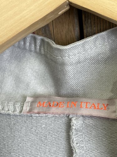 Teplákové sako Made in Italy 50 % bavlna