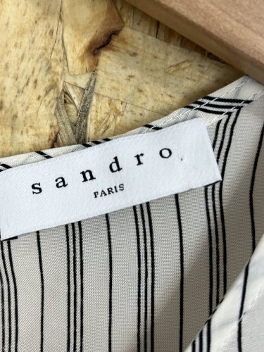 Nadčasová tunika Sandro 100 % cupro