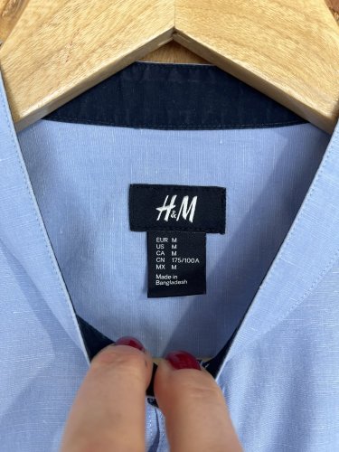 Pánská košile H&M 70 % bavlna 30 % len