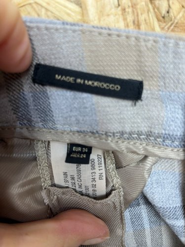 Bavlněné kalhoty Massimo Dutti 96 % bavlna