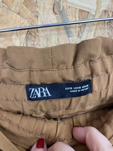 Široké kalhoty ZARA 92 % viskoza