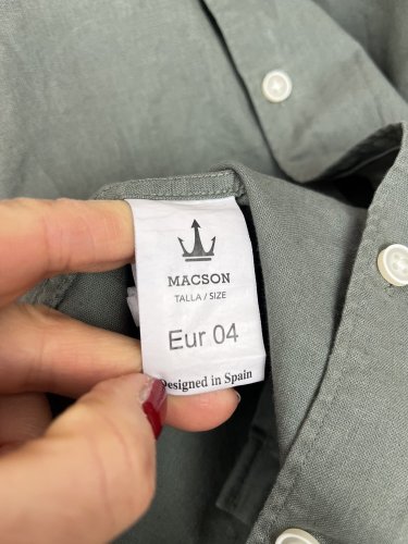 Pánská košile Macson 55 % len 45 % bavlna