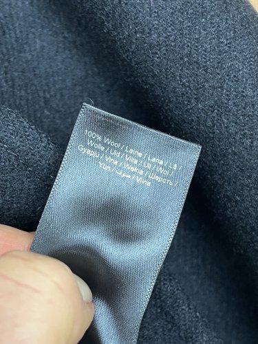 Vlněný kabát KARL LAGERFELD 100 % vlna