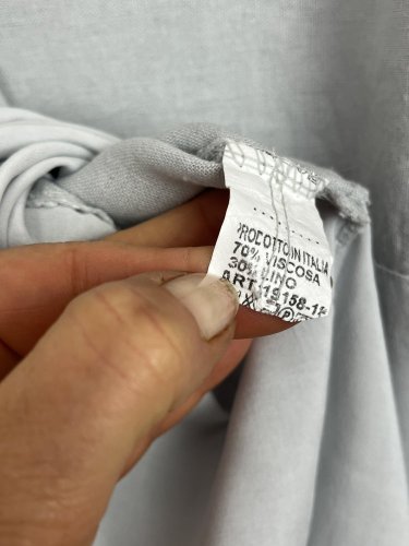 Oversize tunika Made in Italy 70 % viskoza 30 % len