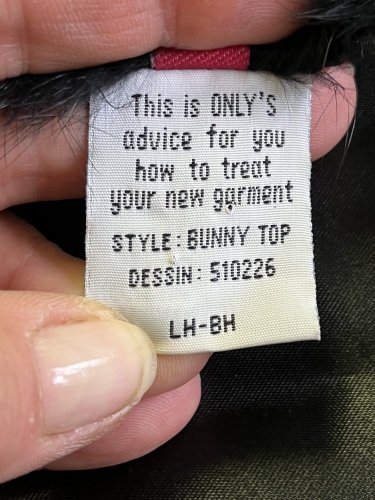 Bunny top Made in England 100 % angora