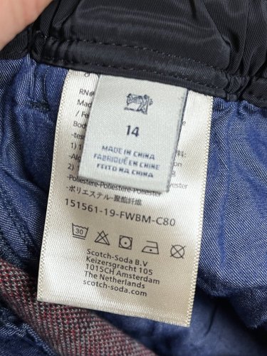 Dětské kalhoty Scotch&Soda 100 % bavlna