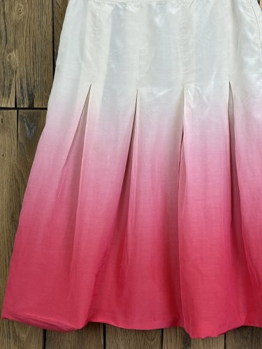 Luxusní přírodní sukně Taifun 59 % hedvábí 41 % bavlna