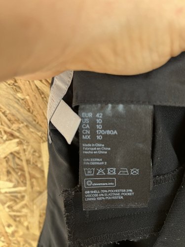 Široké kalhoty H&M 73 % polyester