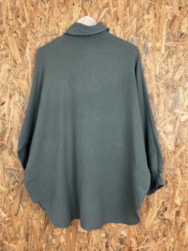 Oversize vaflová košile Made in Italy 100 % bavlna