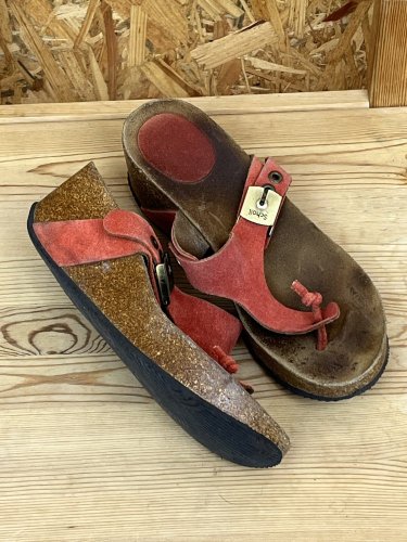 Kožené pantofle Scholl 100 % kůže