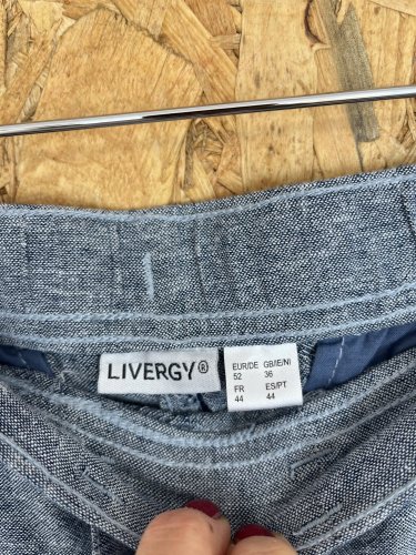 Pánské kalhoty Livergy 70 % bavlna 30 % len
