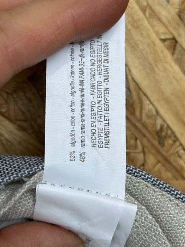 Pánské kalhoty ZARA 48 % ramie 52 % bavlna