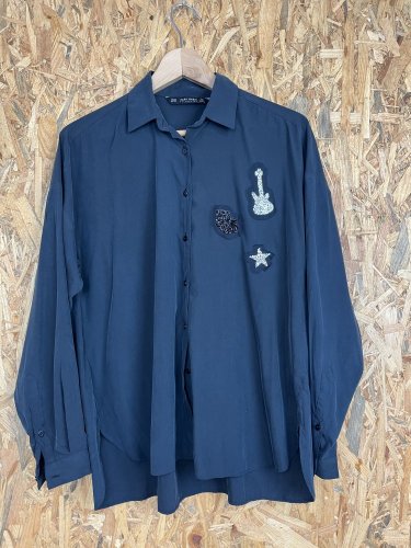 Oversize košile ZARA 81 % modal