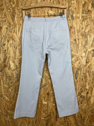 Široké kalhoty Massimo Dutti s podílem bavlny a elastanu