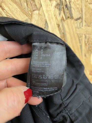 Široké kalhoty H&M 23 % viskoza