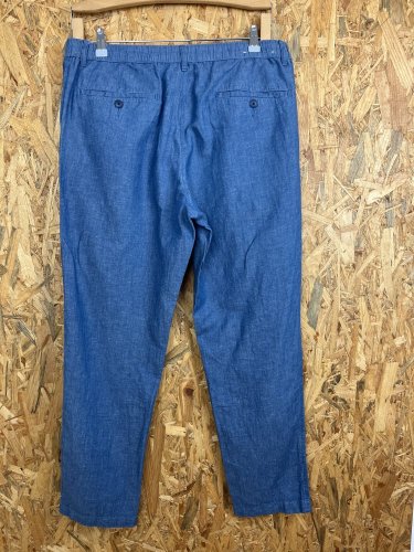 Přírodní kalhoty Uniqlo 63 % bavlna 35 % len