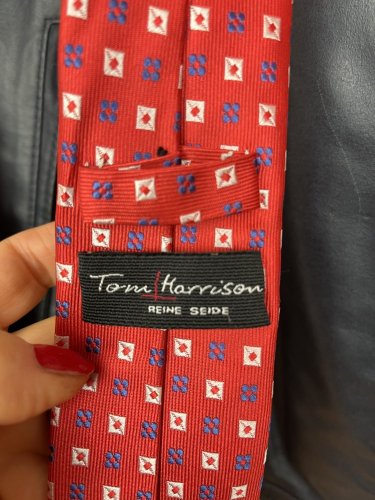 Hedvábná kravata Tom Harrison 100 % hedvábí