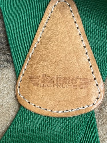 Luxusní šle Sortimo s podílem kůže a polyamidu