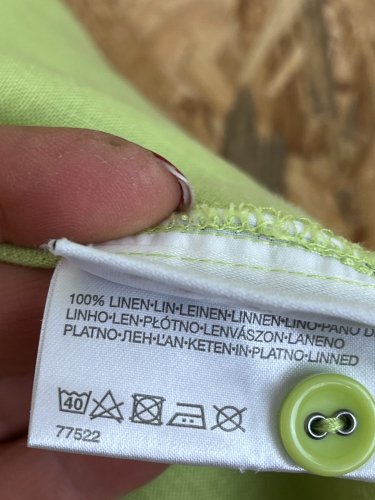Oversize košile C&A 100 % len