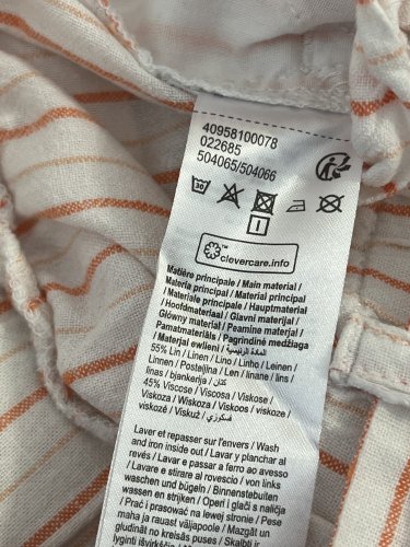 Dětké kalhoty Gemo 55 % len 45 % viskoza