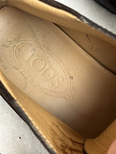 Kožené boty TOD´S 100 % kůže