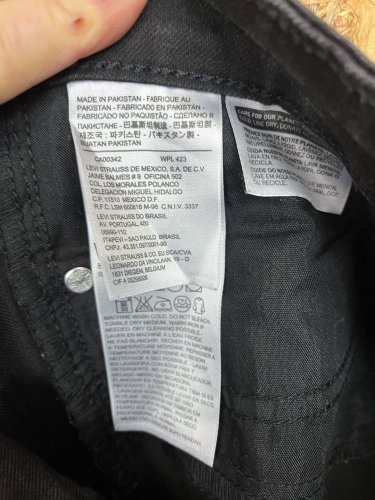 Skinny džíny LEVIS 78 % bavlna