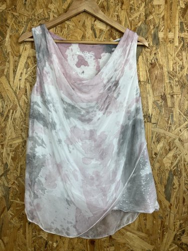 Hedvábný top Made in Italy s podílem hedvábí