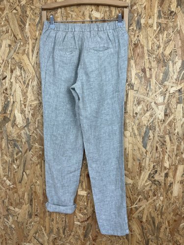 Lněné kalhoty Made in Italy s podílem lnu