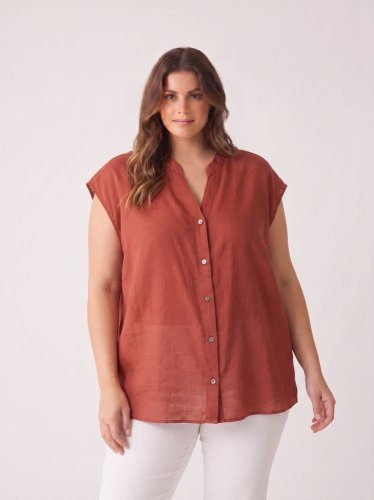 Oversize tunika s.Oliver 55 % ramie 45 % bavlna
