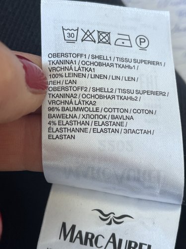 Široké kalhoty Marc Aurel 100 % len