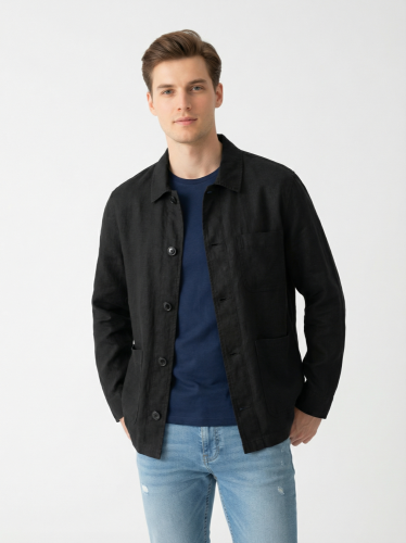 Lněné sako H&M 100 % len