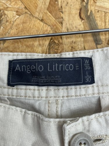 Pánské kalhoty Angelo Litrico 100 % len
