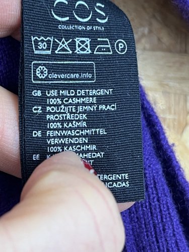 Kašmírový rolák COS 100 % kašmír