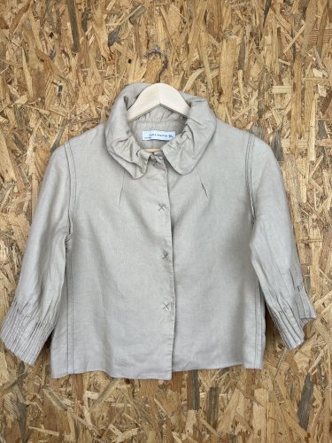 Lněné sako ZARA s podílem lnu